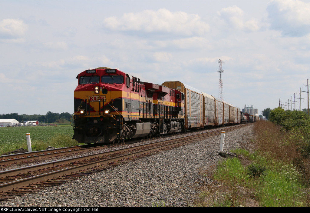 Q132 comes up the Pemberville Sub with KCS units for power